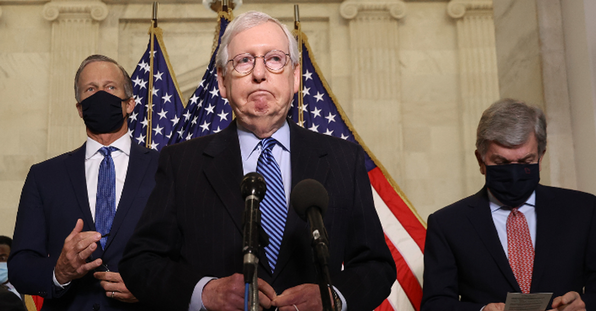 Mitch McConnell Told Corporate CEOs to 'Stay out of Politics' and People Immediately Brought Receipts