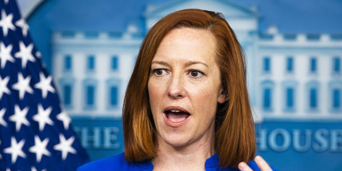 Jen Psaki says Biden does not believe the false statement he made about bac...