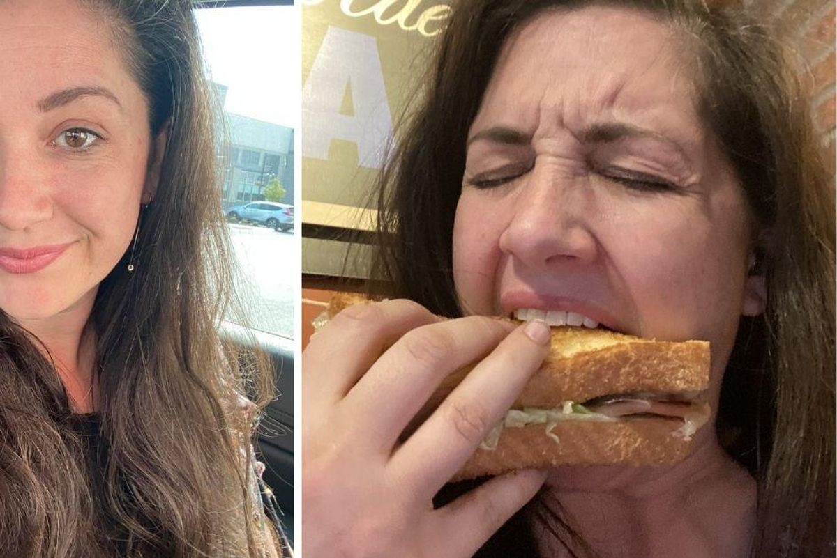 Writer uses a bologna sandwich to illustrate the beauty battle women wage with themselves