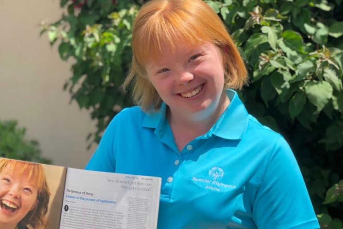 Amy Bockerstette is the first athlete with Down syndrome to compete in a collegiate championship