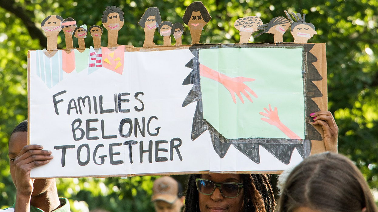 Trump family separation policy protest.