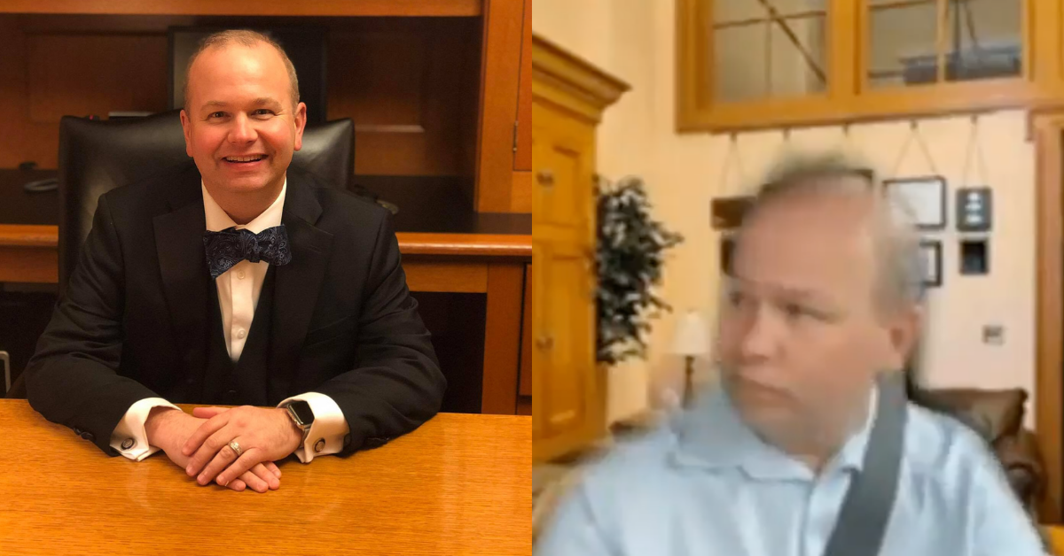 Ohio GOP Sen. Caught Using Office As Zoom Background While Driving—And On The Most Ironic Day