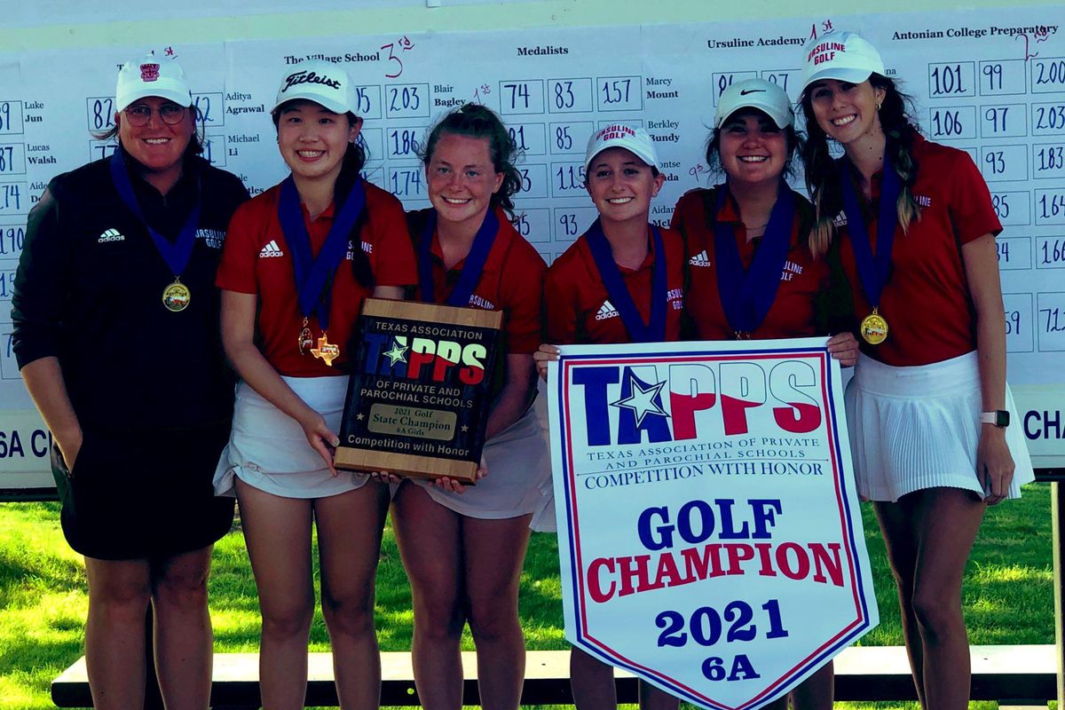 Three-peat! Ursuline Academy Girls Golf Wins TAPPS 6A 2021 State Title
