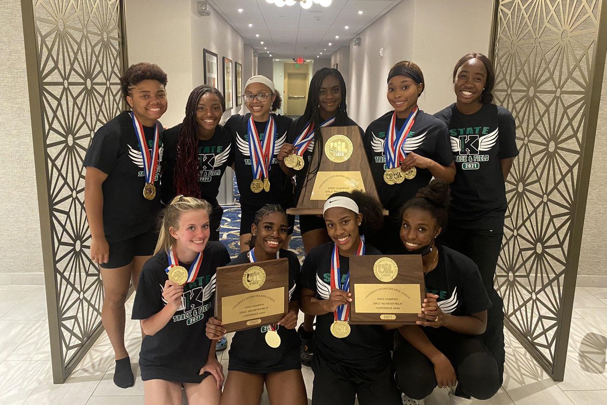 Gold Rush! Brianna Brand leads Kennedale Track to a Class 4A title