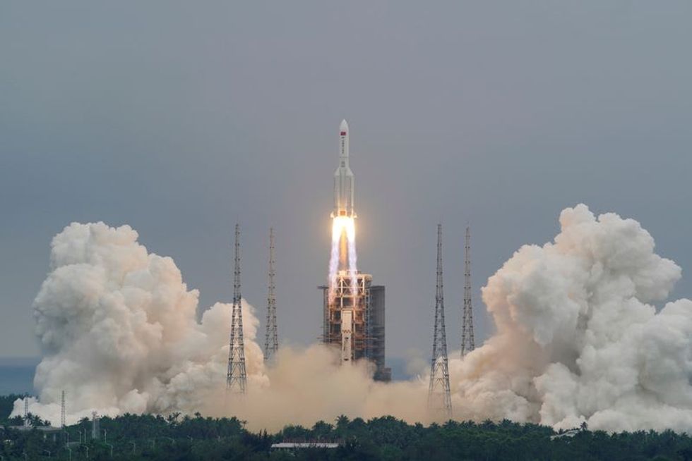 China Says Long March Rocket Debris Fell Into Indian Ocean