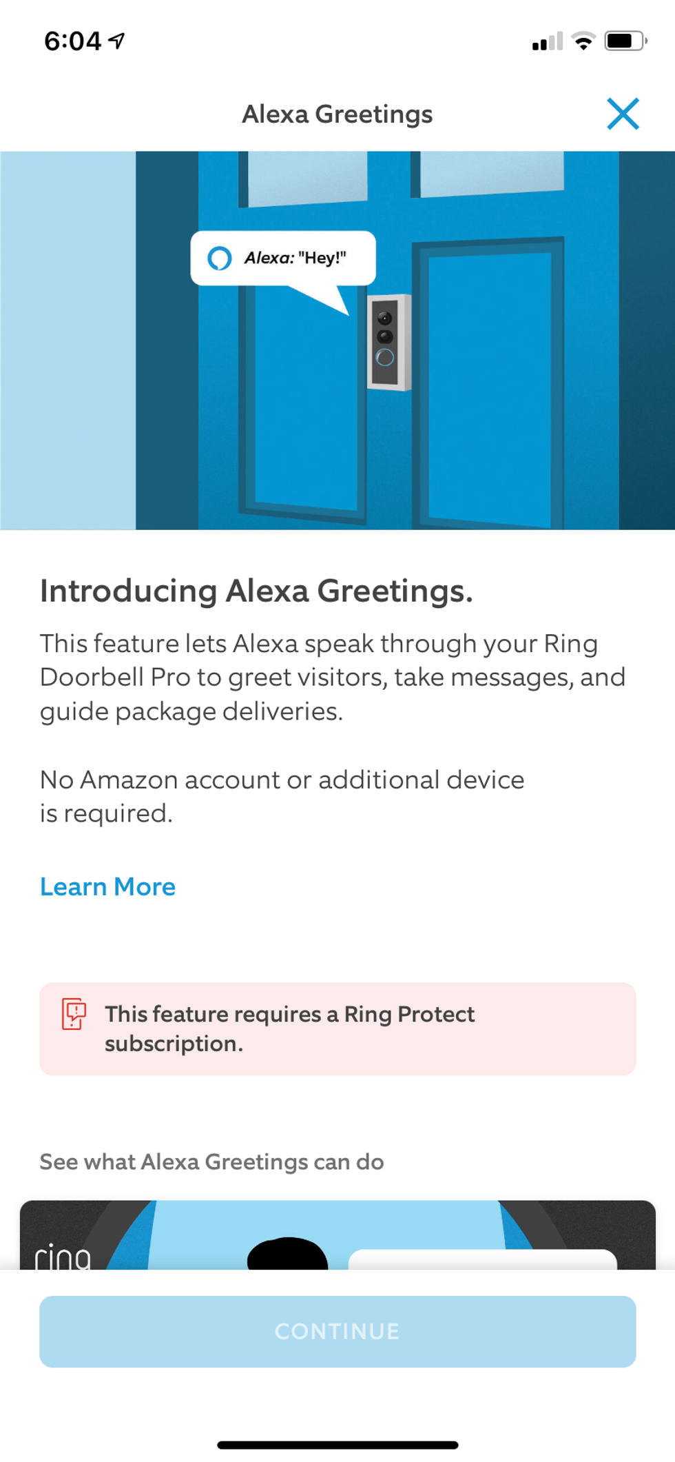 a screenshot of ring app