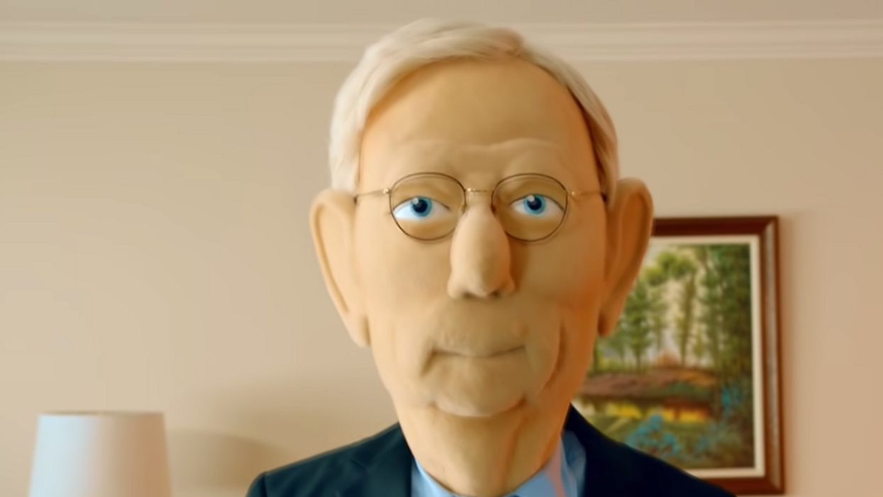 #EndorseThis: Full-Sized Mitch McConnell Puppet Gets Bombarded With 73 Questions
