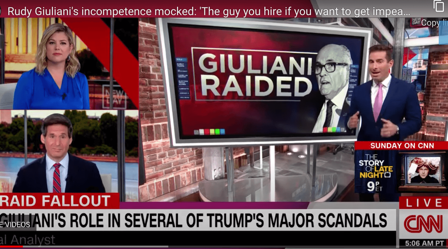 #EndorseThis: CNN Mocks Giuliani, ‘The Guy You Hire If You Want To Be Impeached’