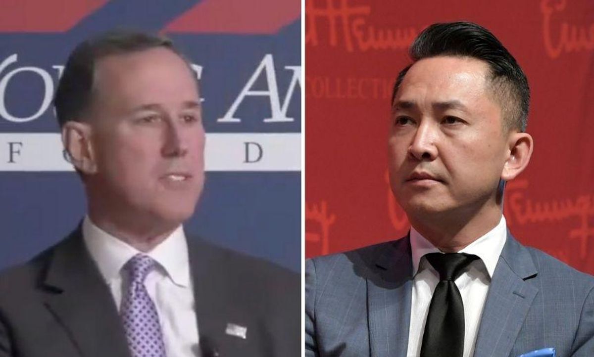Writer Schools Santorum With Reminder of How U.S. Constitution Was 'Lifted From Native American Culture'