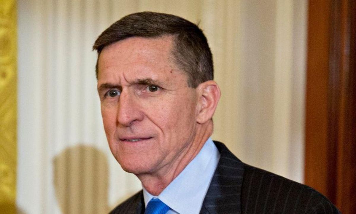 Michael Flynn Dragged for Forgetting Words to Pledge of Allegiance at MAGA Rally