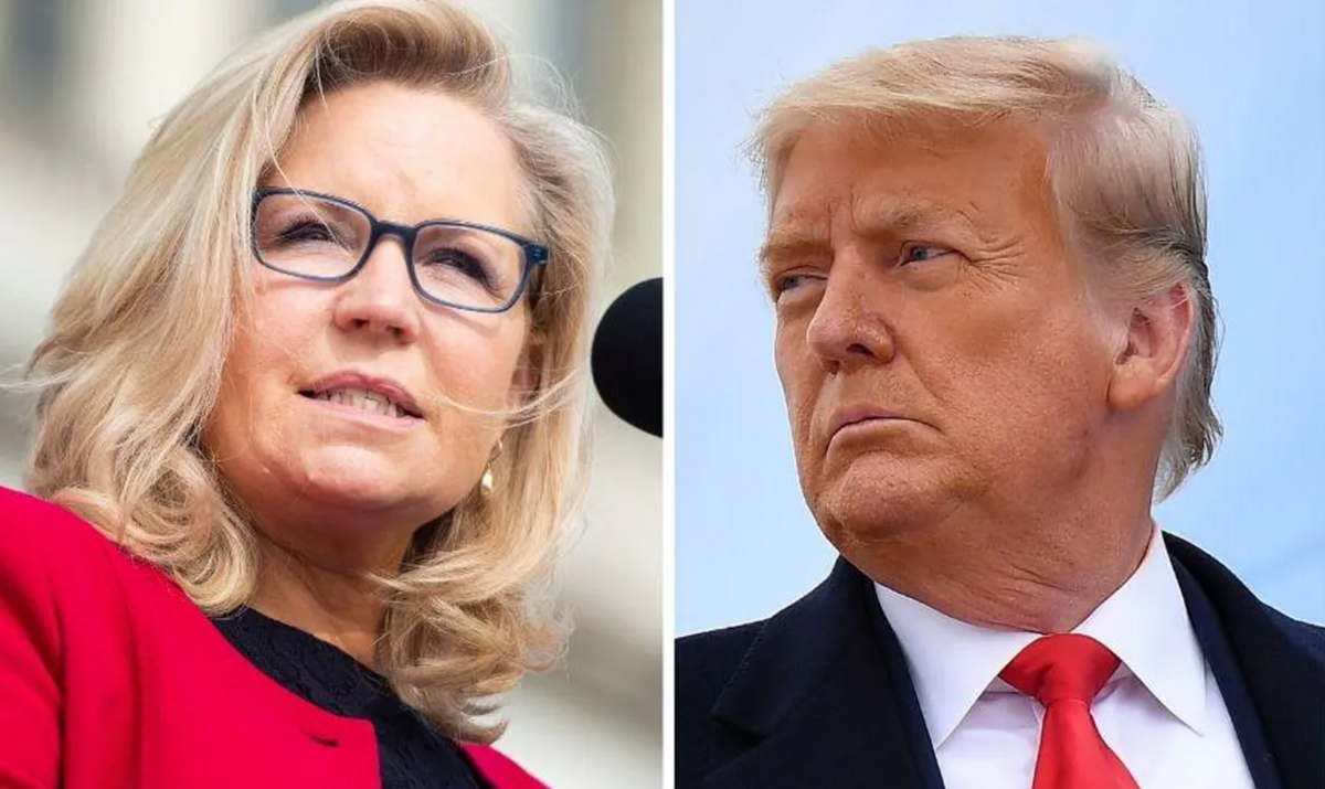 Liz Cheney Claps Back After Trump Tries to Claim That Biden's Election Is 'THE BIG LIE'