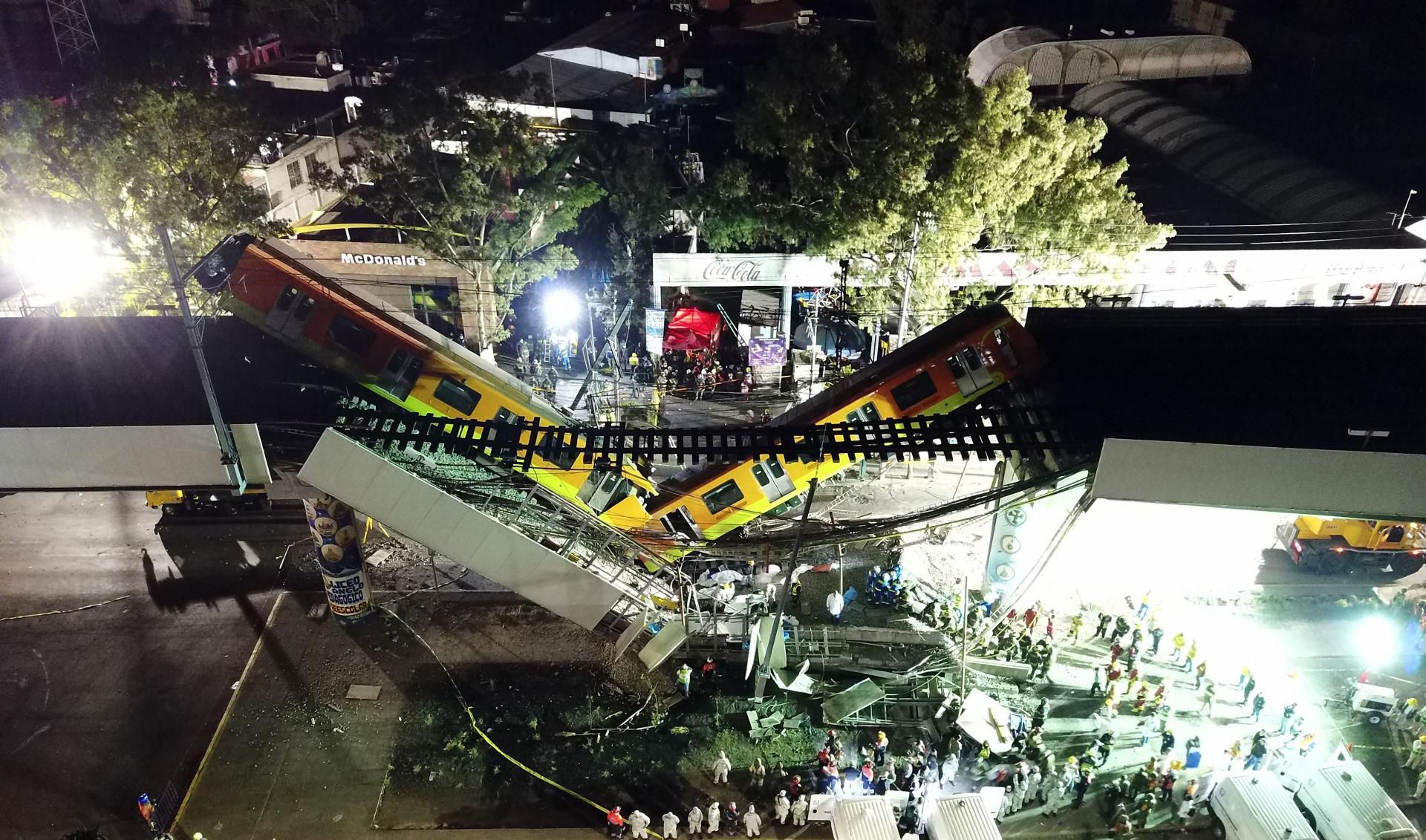 mexico city subway overpass collapses
