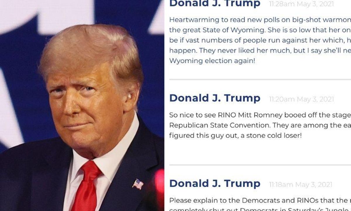 Trump Mocked After His New 'Social Media Platform' Turns Out to Be Just a Page on His Website