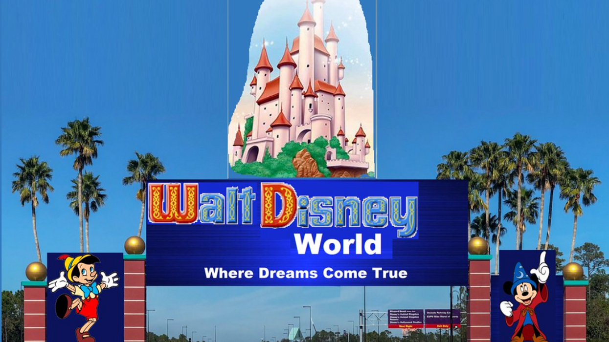 Walt Disney World entrance 