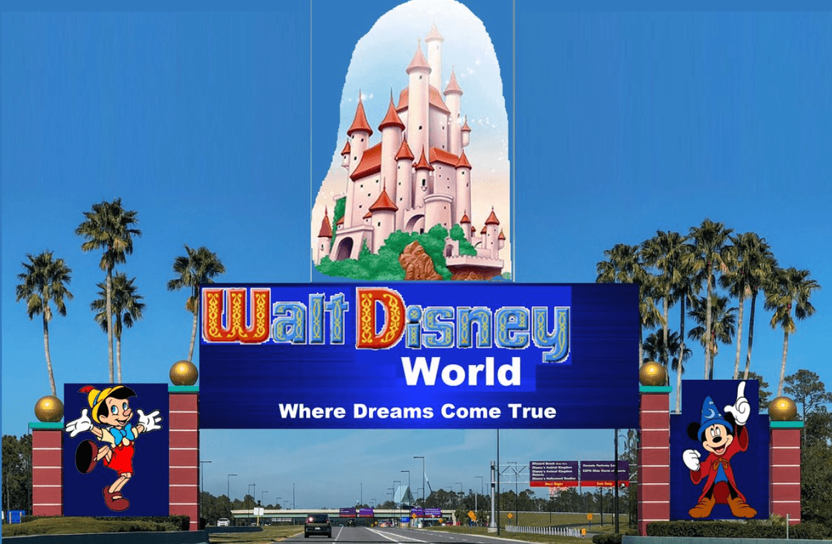 Walt Disney World entrance 