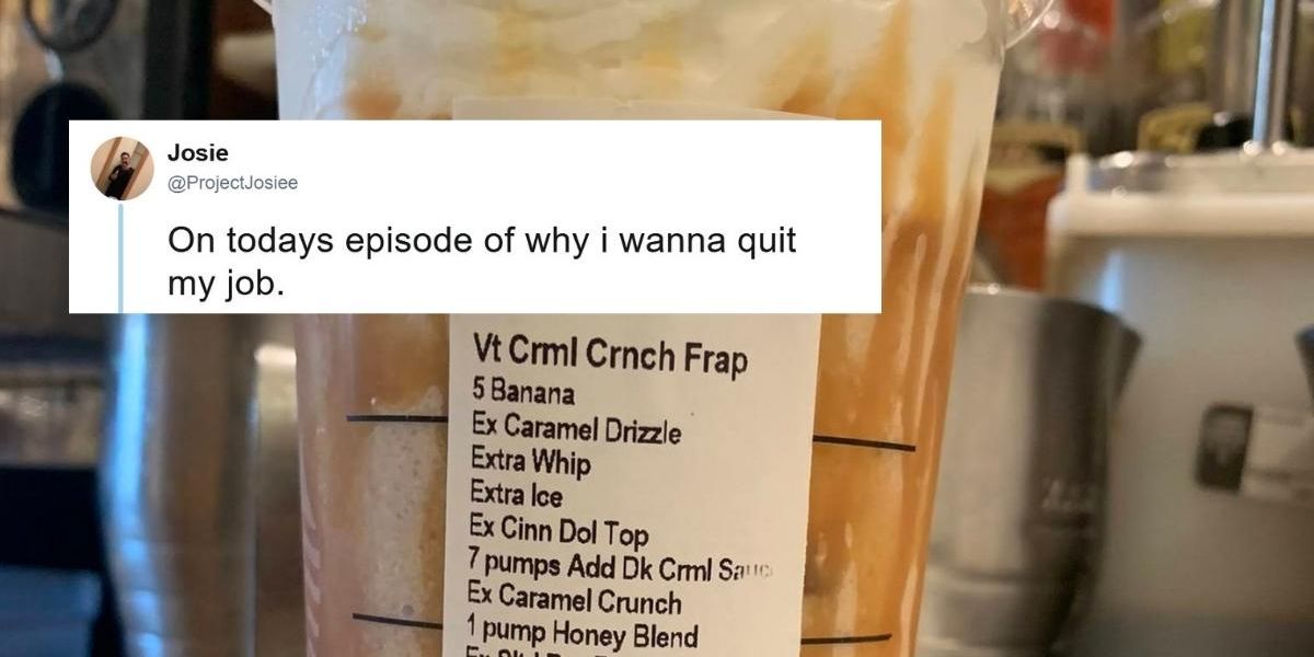 Guy's Obnoxious Starbucks Drink Order Sparks Outrage: PHOTO - Comic Sands