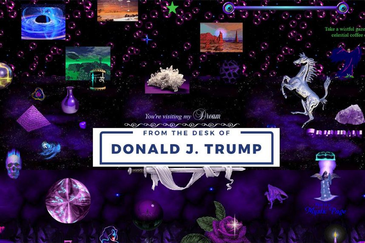 Donald Trump Probably Pretty Glad He Started That BlogSpot Site Now