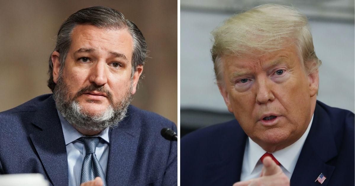 Ted Cruz Roasted After Posting The Most Awkward Photo Of Him And Trump At Mar-A-Lago
