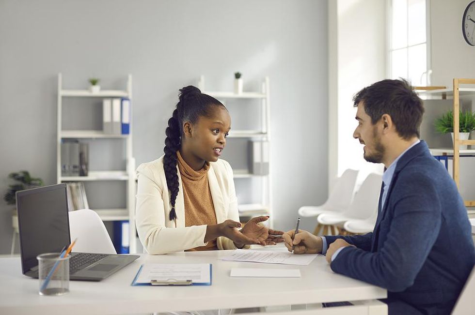 Hiring manager offers the job to a job candidate