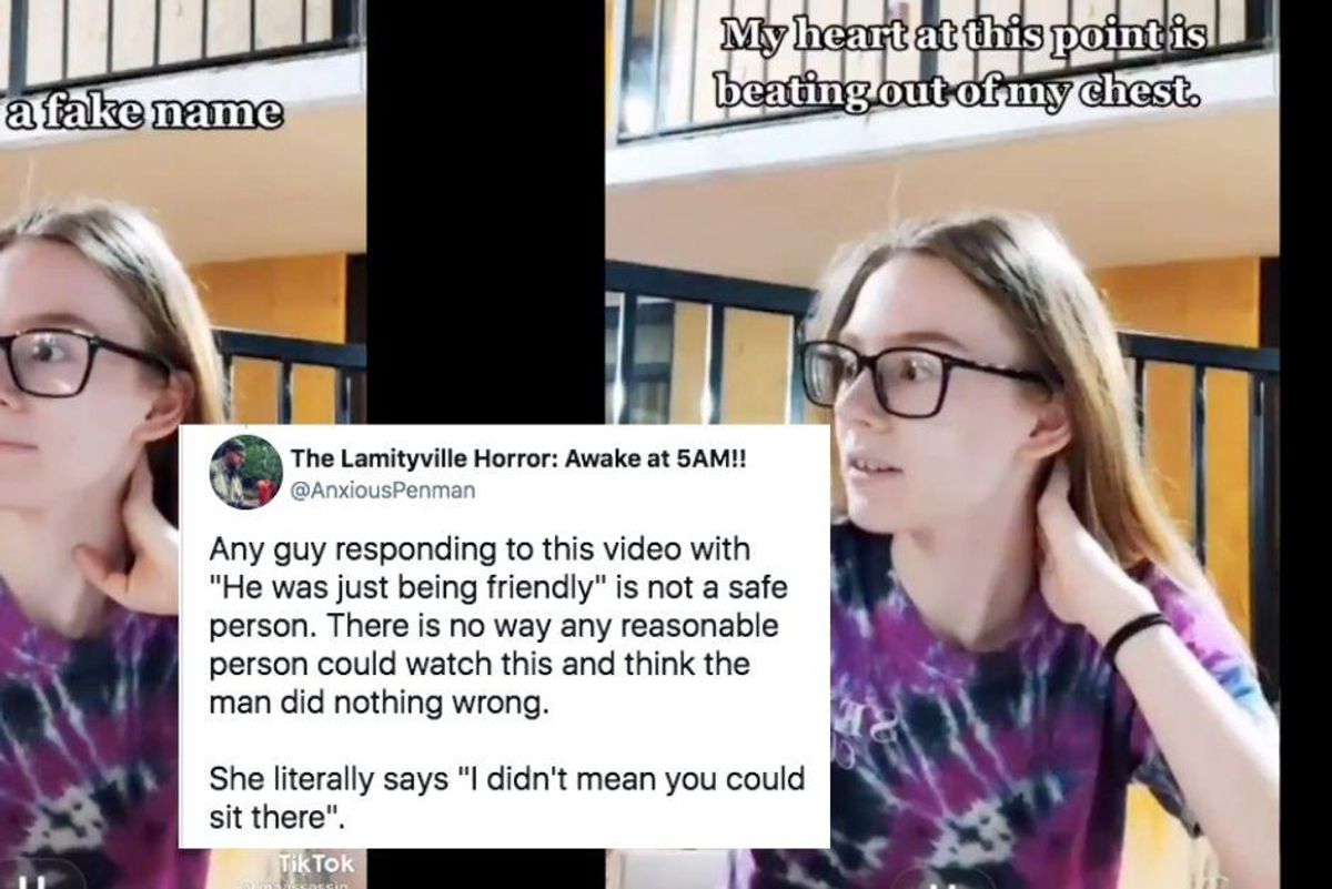 Live video of man hitting on teen girl offers a glimpse of what young women experience daily