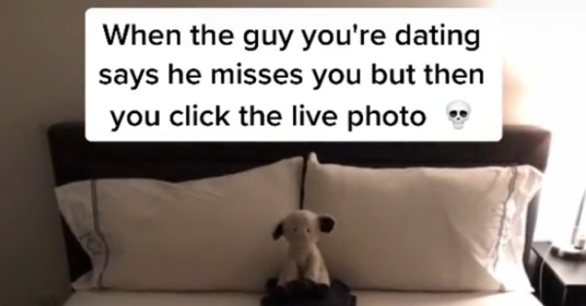 Woman Discovers Her Boyfriend Is Cheating On Her Thanks To An Awkward Live Photo Fail