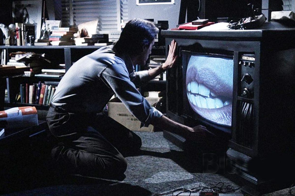 James Woods in Videodrome (1983)