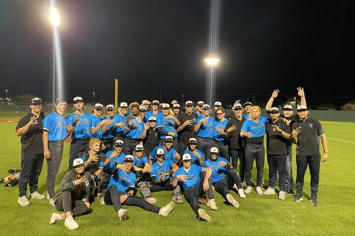Prosper Rock Hill baseball advances to UIL Regional Quarterfinals in program's first season