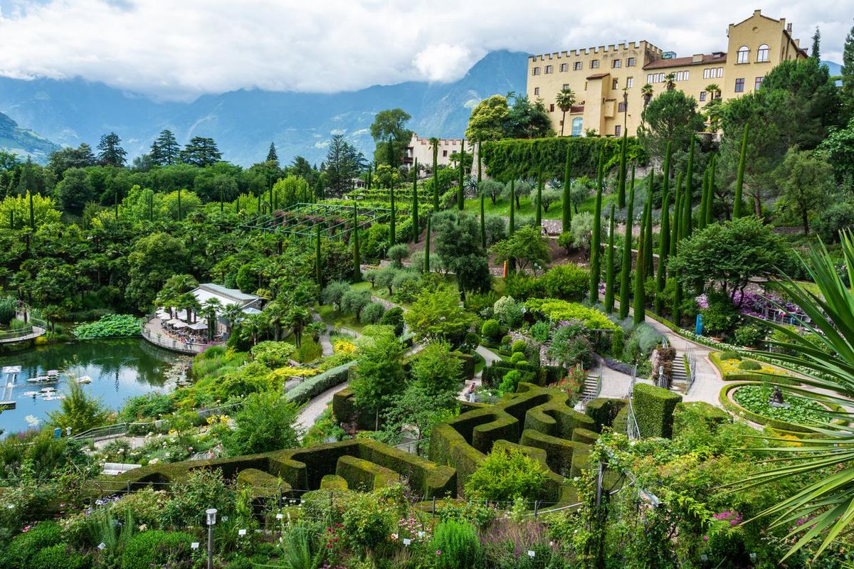 I giardini del castello della principessa Sissi