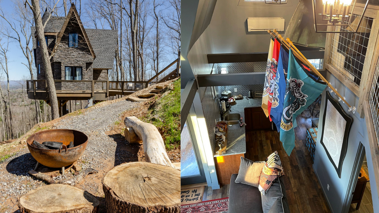 This Harry Potter-themed treehouse in North Carolina is all kinds of magical