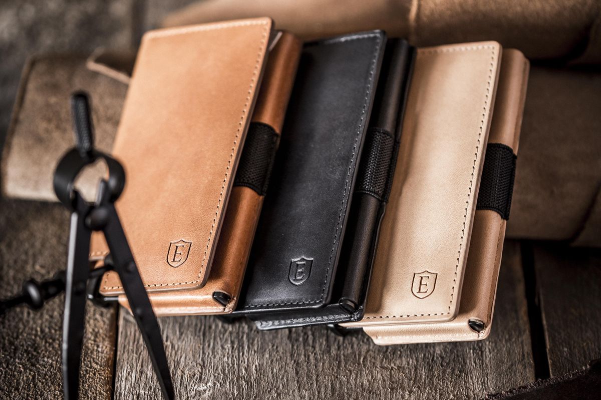 ekster wallets in different colors