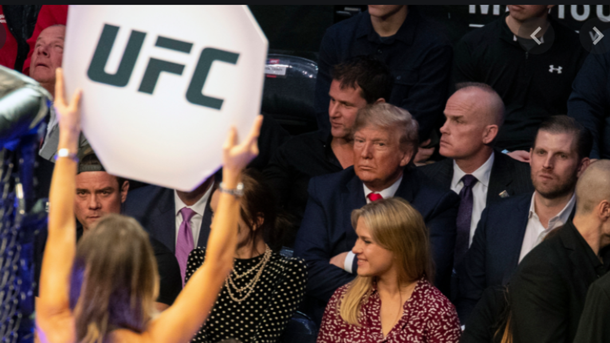 Trump’s Visit To New York For UFC Bout Cost Taxpayers Over $250K