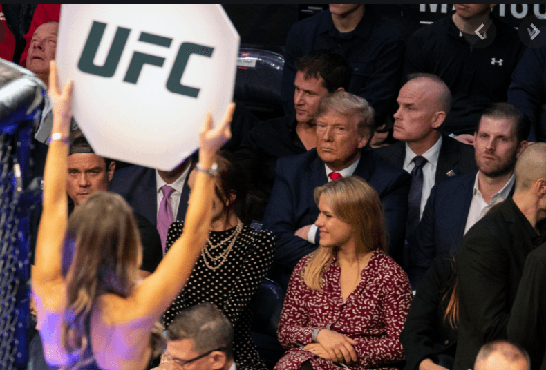 Trump’s Visit To New York For UFC Bout Cost Taxpayers Over $250K