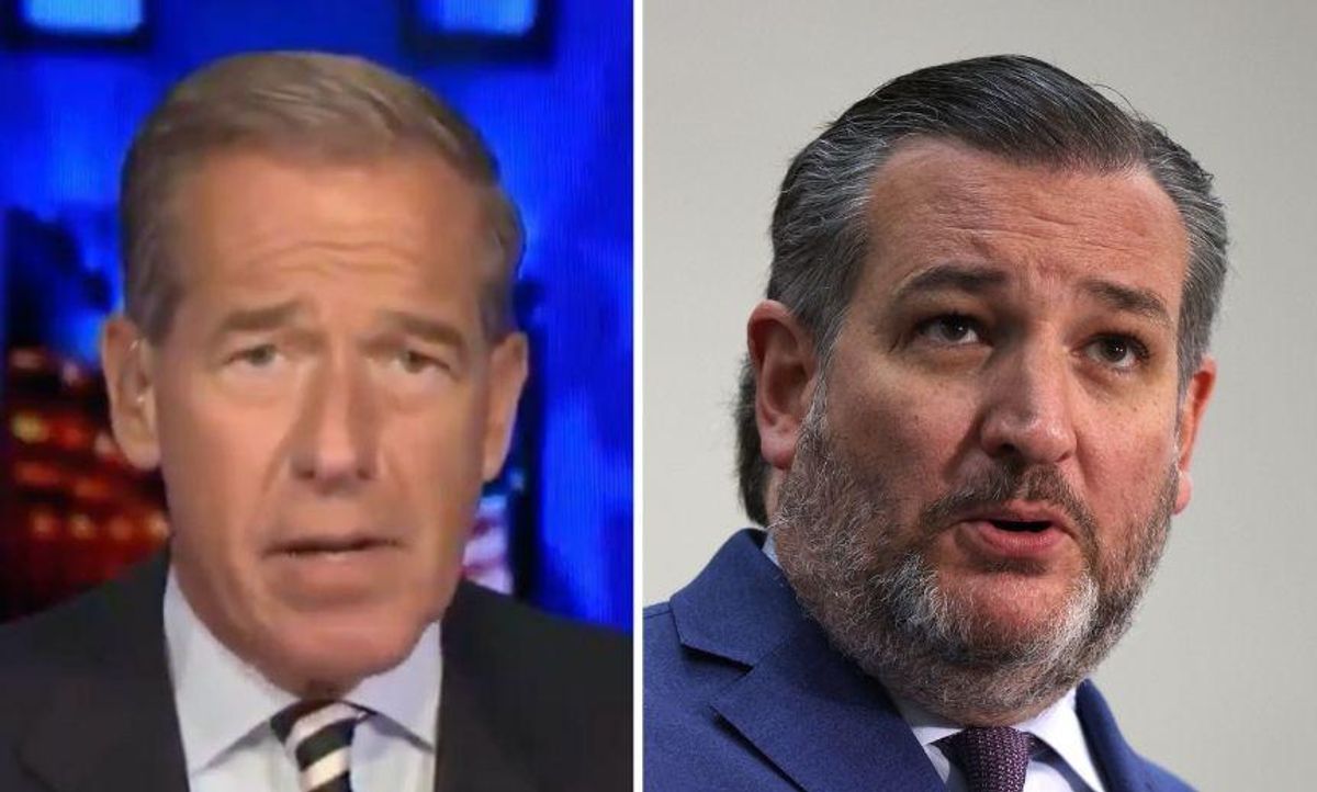 Brian Williams Throws the Perfect Shade at Ted Cruz on Air after New Texas Storm Casualty Reporting