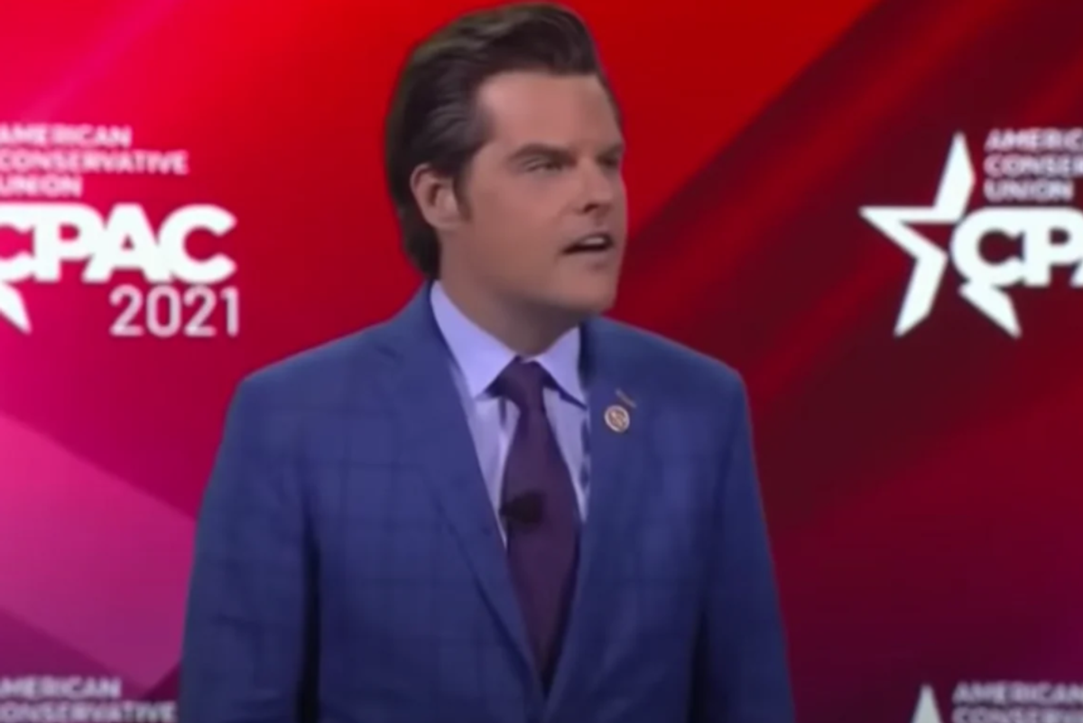Matt Gaetz Might Run For President In 2024 If Trump's In Jail And Matt Gaetz Isn't