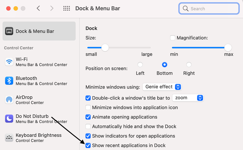 Mac Dock