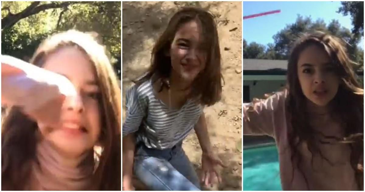 12-year-old Julia Butters opens a can of whoop a** in this latest challenge video
