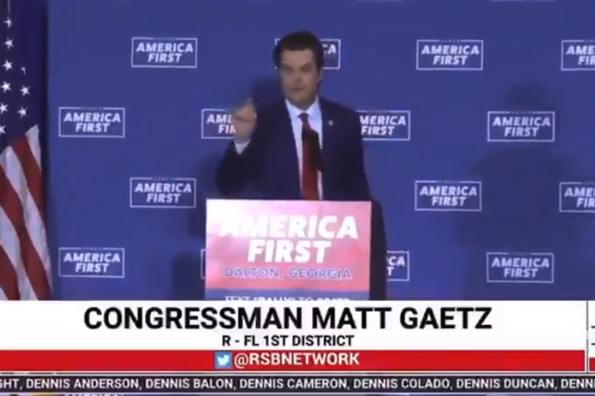 Did ... Did Matt Gaetz Just Say We Should Use The Second Amendment On Silicon Valley?