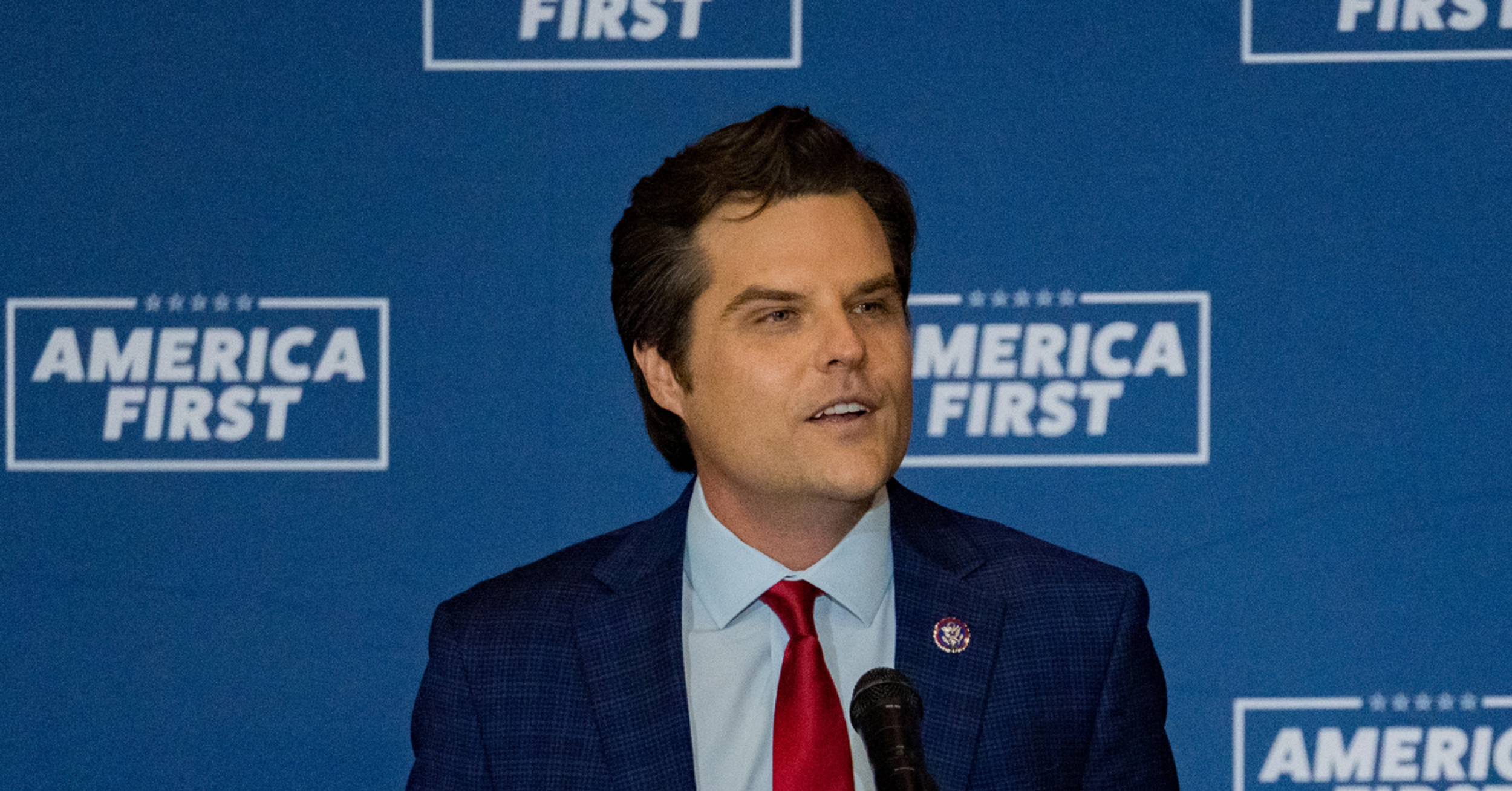 Matt Gaetz Posts Mind-Numbing 'America First' Tweet—And It Instantly Blows Up In His Face