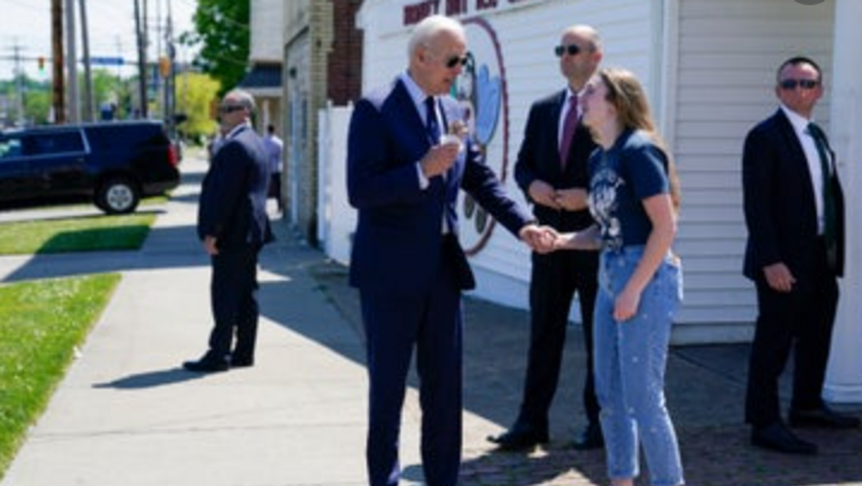 Heckler Screams Anti-Gay And Racist Slurs At Biden Outside Ice Cream Shop