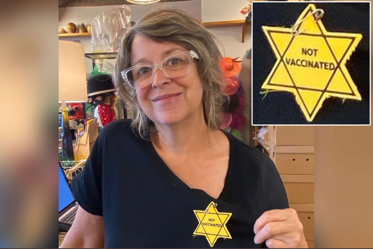 Anti-Vax Creep Facing Swift Consequences For Selling Nazi-Inspired Yellow Stars