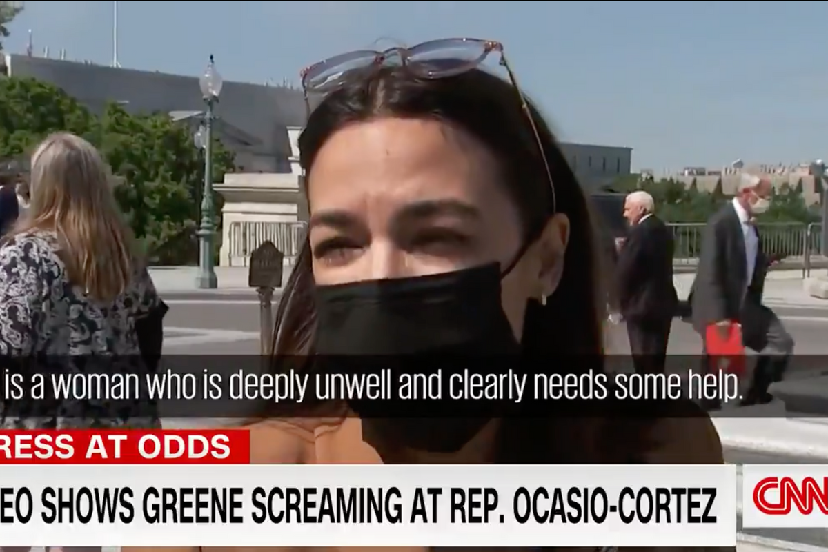 Marjorie Taylor Greene Stalking Alexandria Ocasio-Cortez Is Big Inconvenience For Meghan McCain