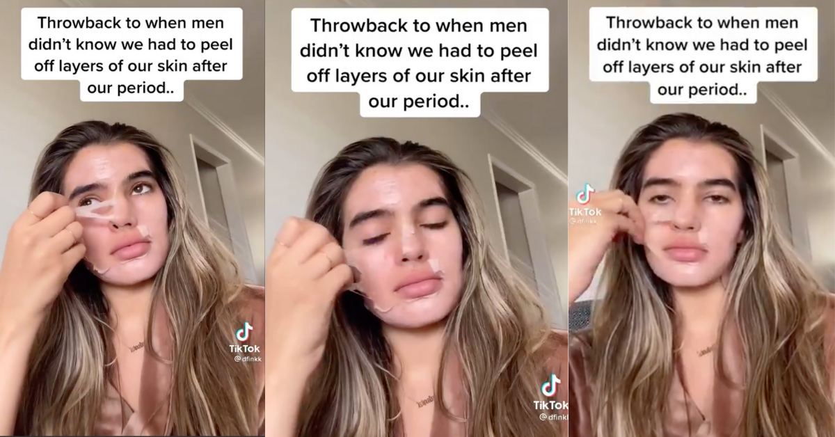 Woman Pranks Guys Into Believing Women Peel Off Their Skin After Their Periods