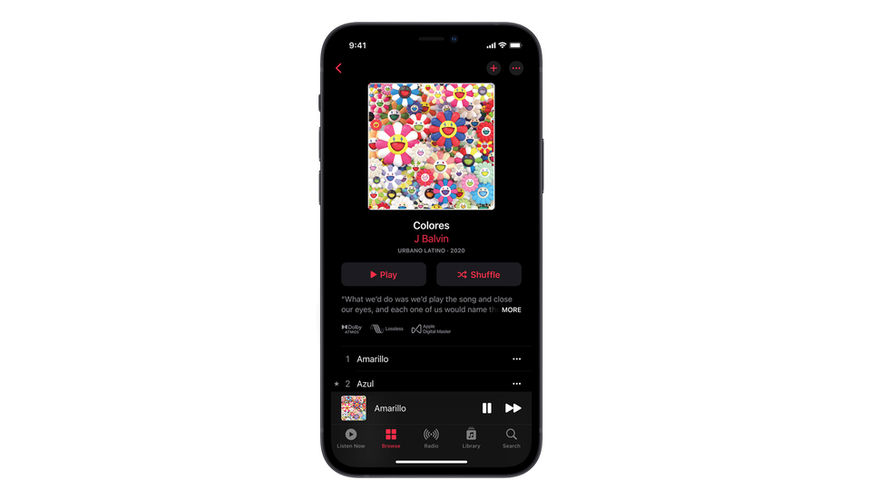 Apple Music with Dolby Atmos and Lossless Audio