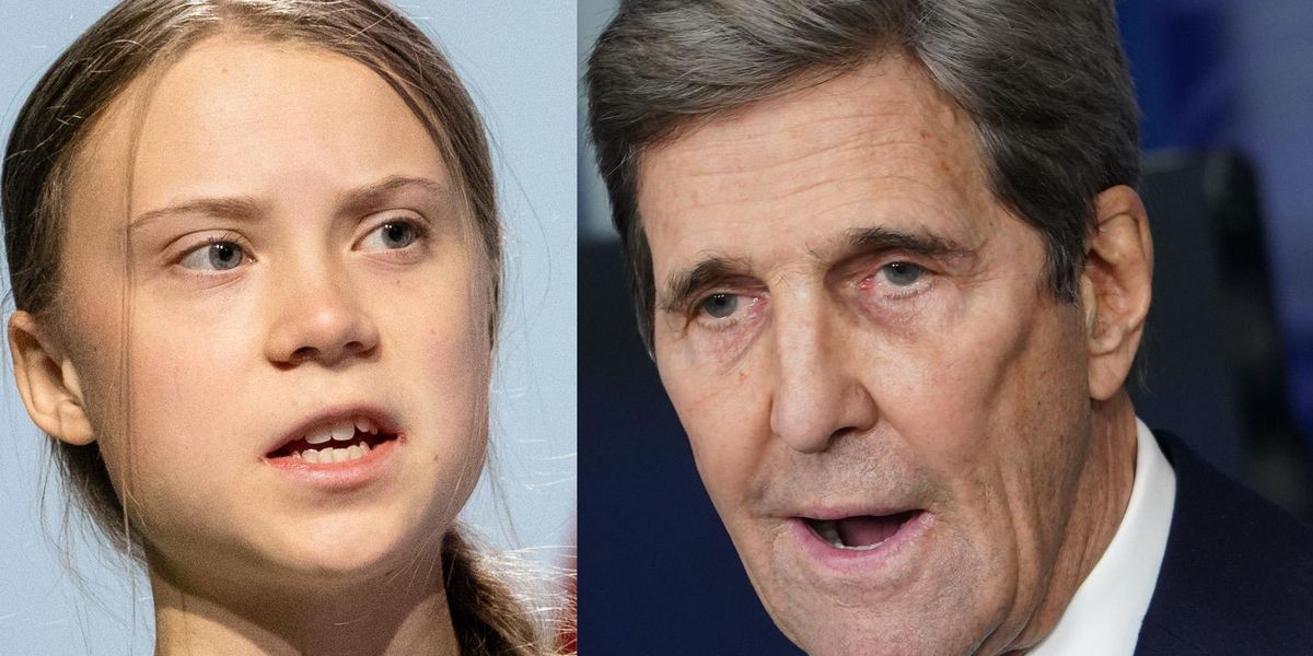 Greta Thunberg ridicules John Kerry over his latest suggestion on global warming - TheBlaze