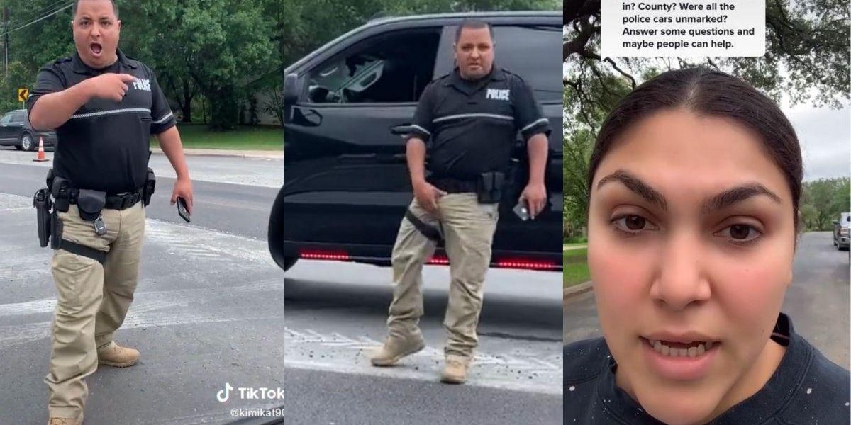 TX Cop Grabs His Crotch After Woman Asks For His Name: VIDEO - Comic Sands