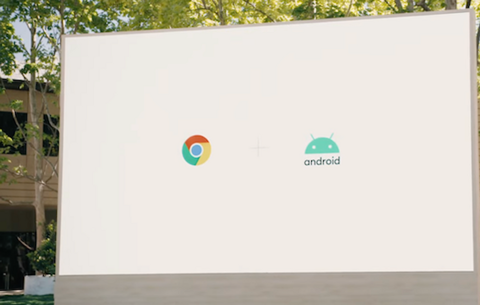 Chrome and Android logo