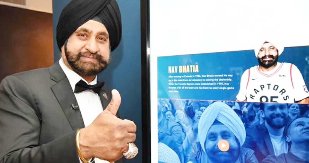 A Sikh man becomes the first fan ever inducted into the NBA Hall of Fame