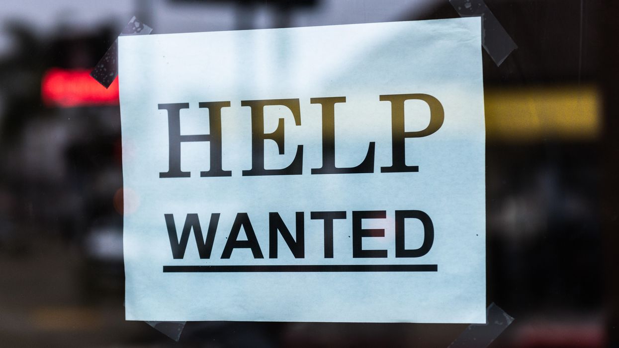 "Help Wanted" sign 