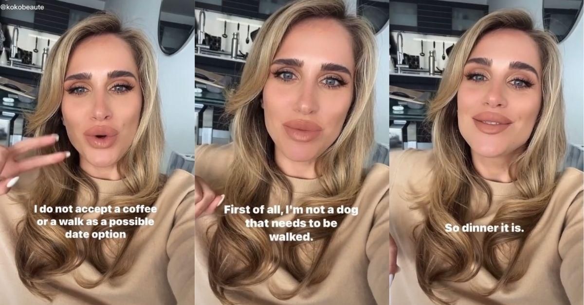 Influencer Roasted After Saying Going For Coffee Or A Walk Are Unacceptable First Date Options