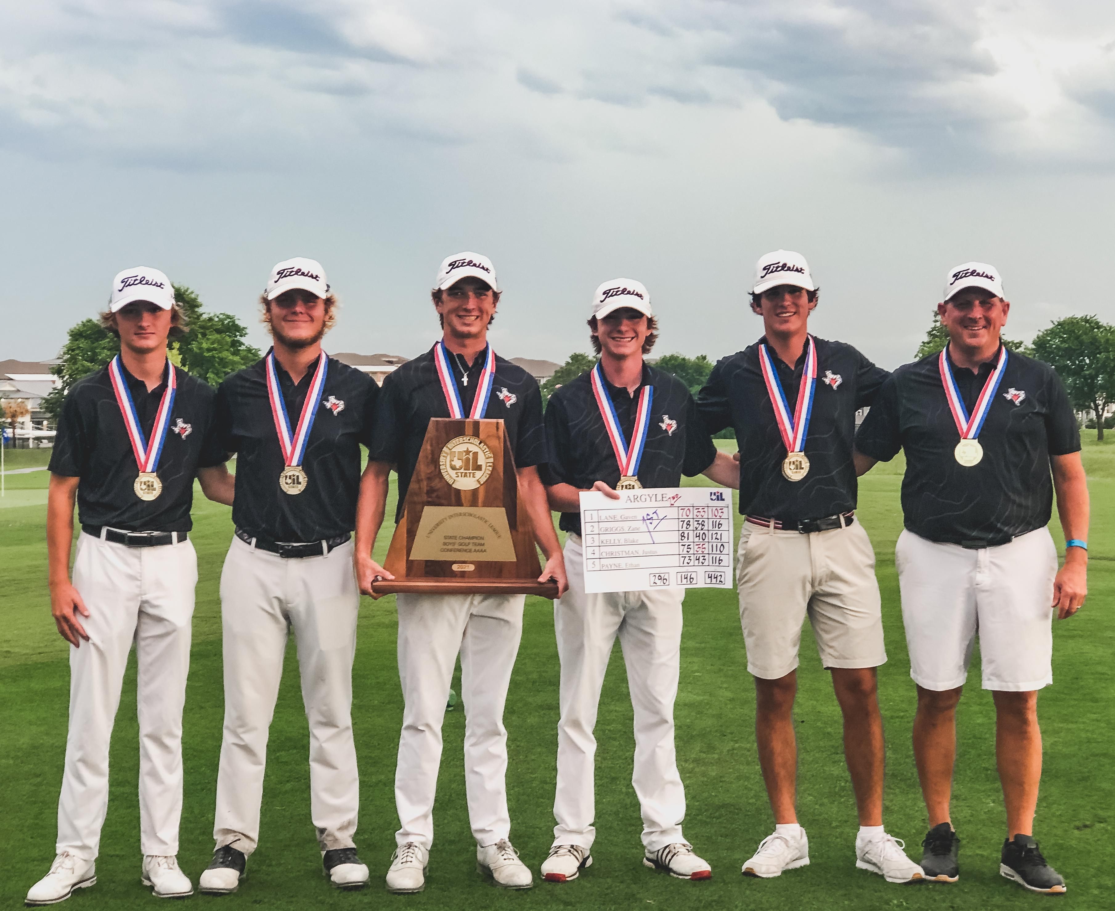 FORE! Argyle Eagles bring home fourth state title